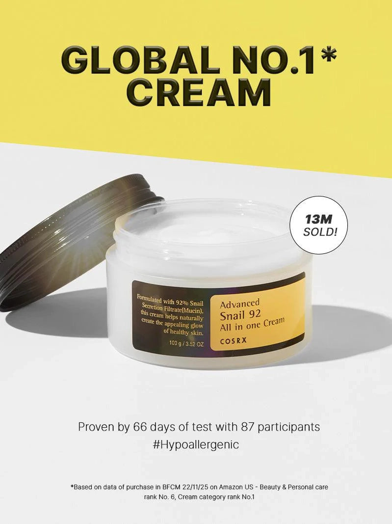 COSRX - Advanced Snail 92 All in One Cream - 100g