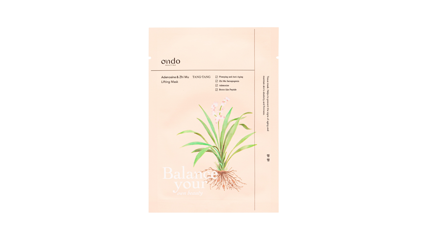 Ondo Beauty 36.5 Adenosine & ZHI MU Lifting Mask TANG-TANG 1kpl